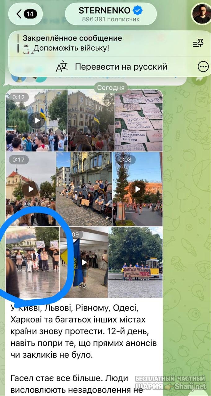 Анатолий Шарий Telegram канал — фото из публикации