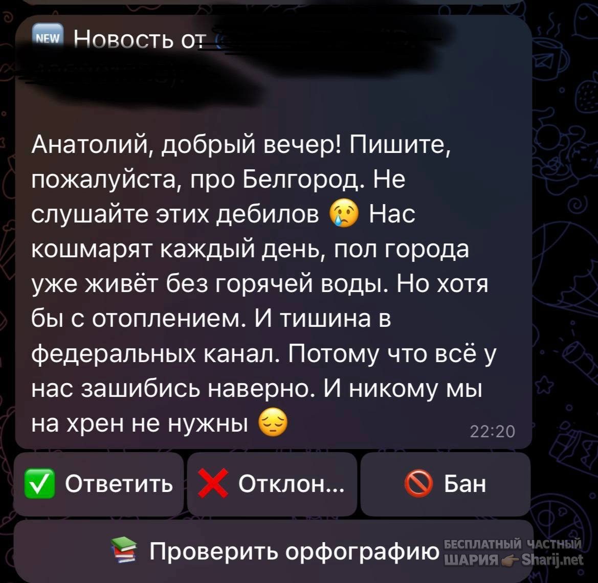 Анатолий Шарий Telegram канал — фото из публикации