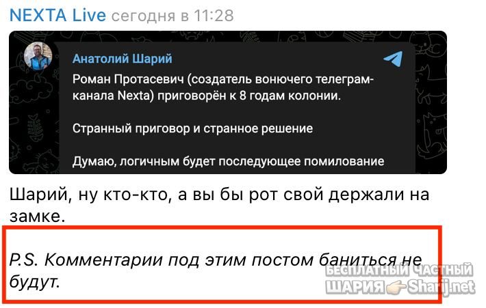 Анатолий Шарий Telegram канал — фото из публикации