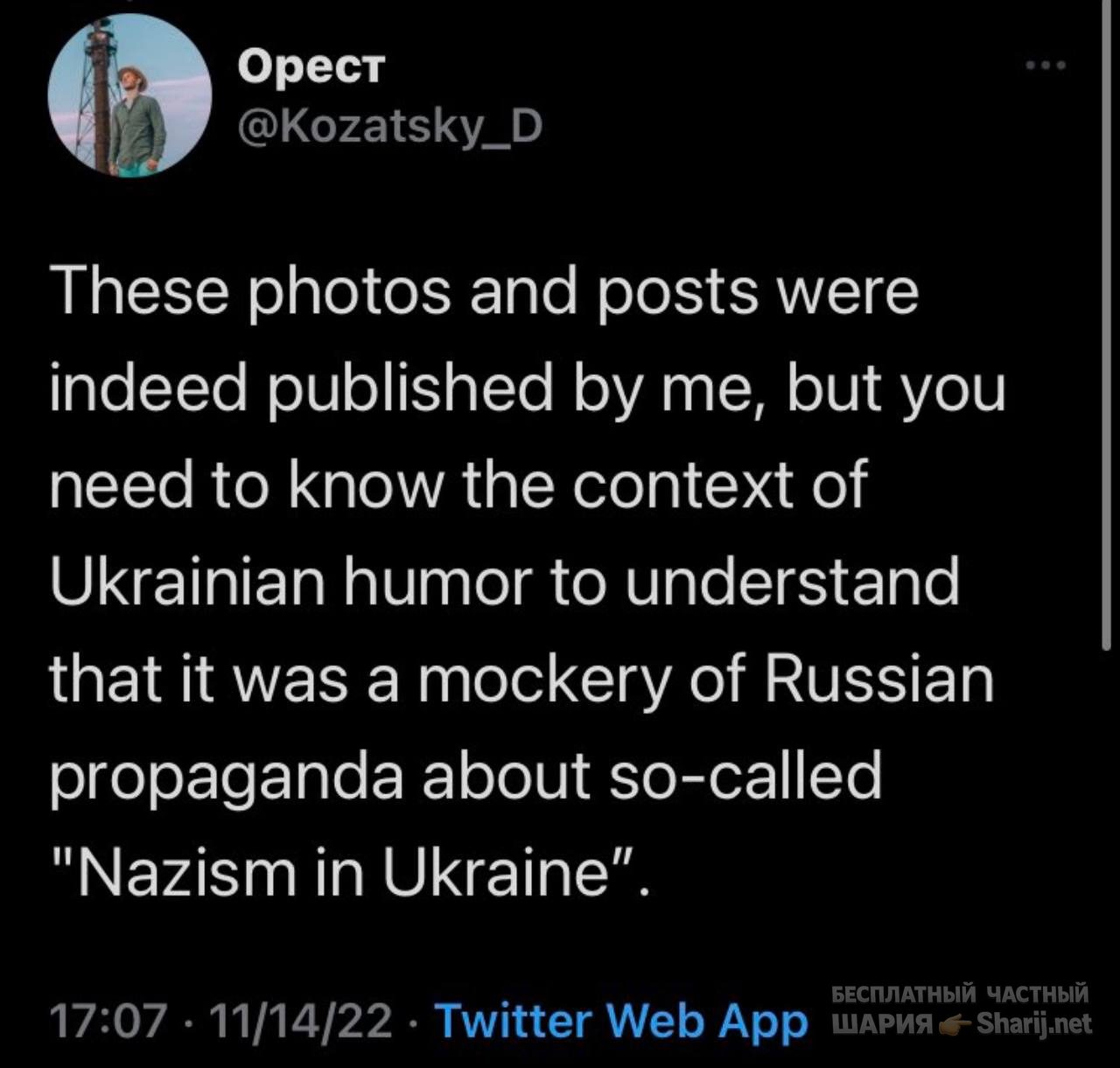 Анатолий Шарий Telegram канал — фото из публикации
