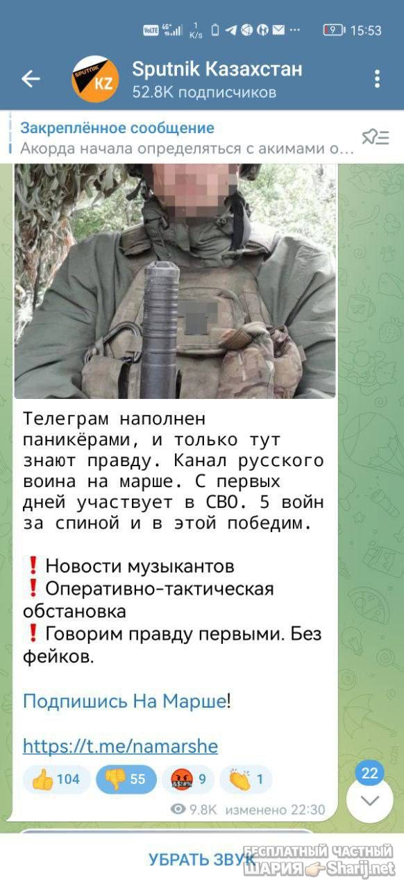 Анатолий Шарий Telegram канал — фото из публикации