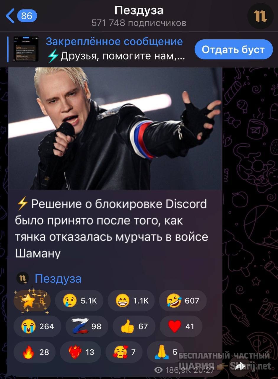 Анатолий Шарий Telegram канал — фото из публикации