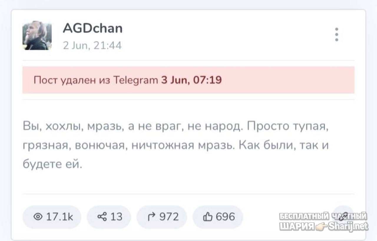 Анатолий Шарий Telegram канал — фото из публикации