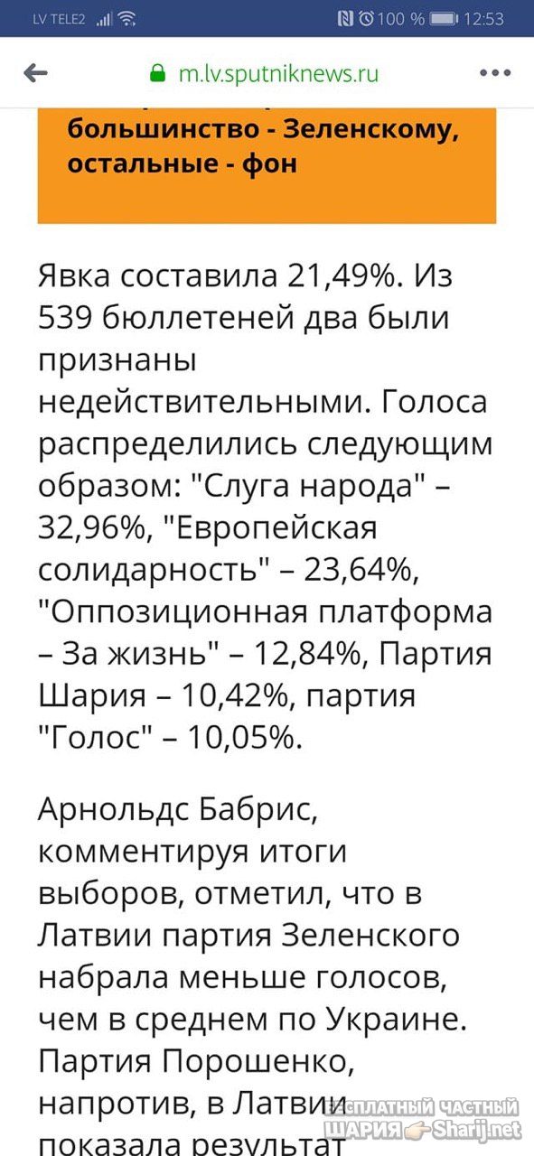 Анатолий Шарий Telegram канал — фото из публикации