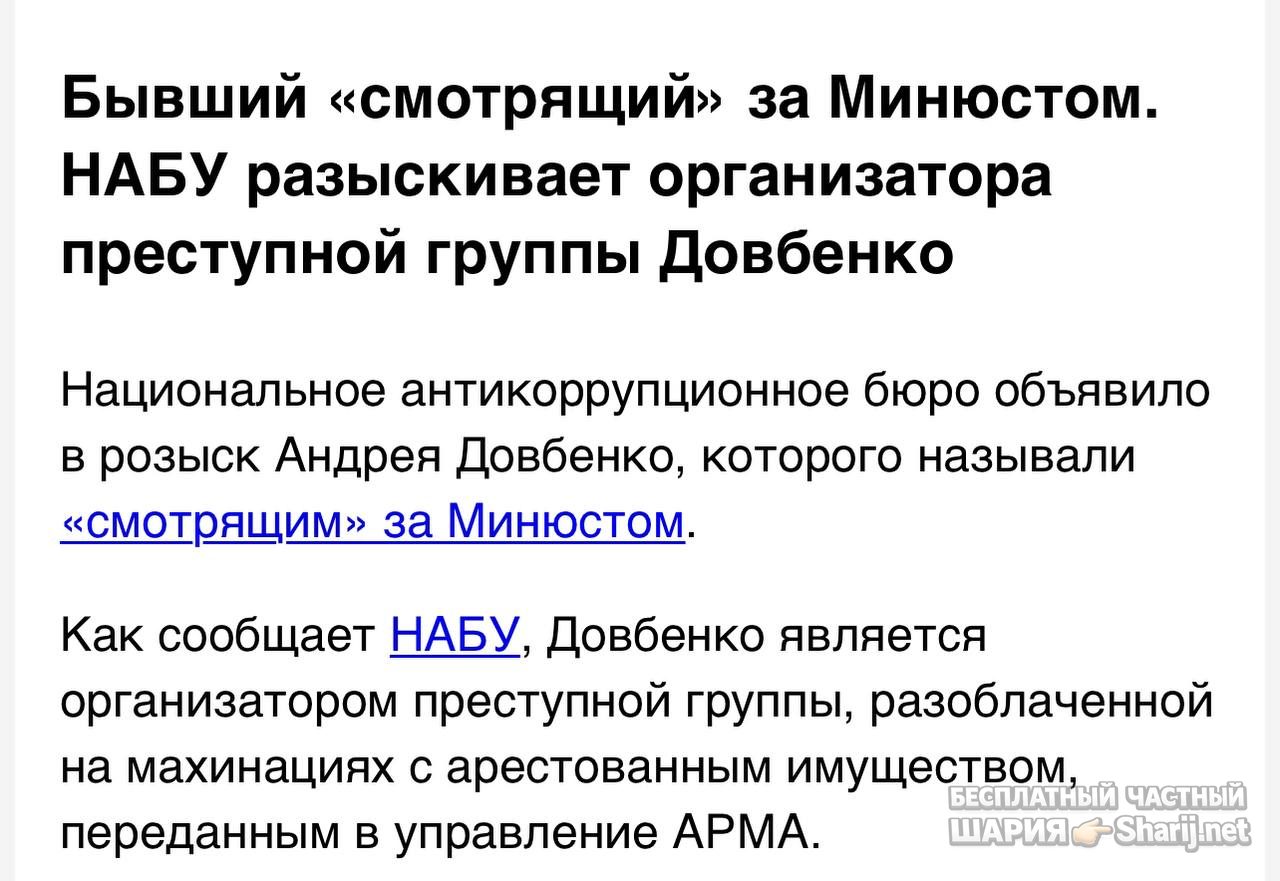 Анатолий Шарий Telegram канал — фото из публикации
