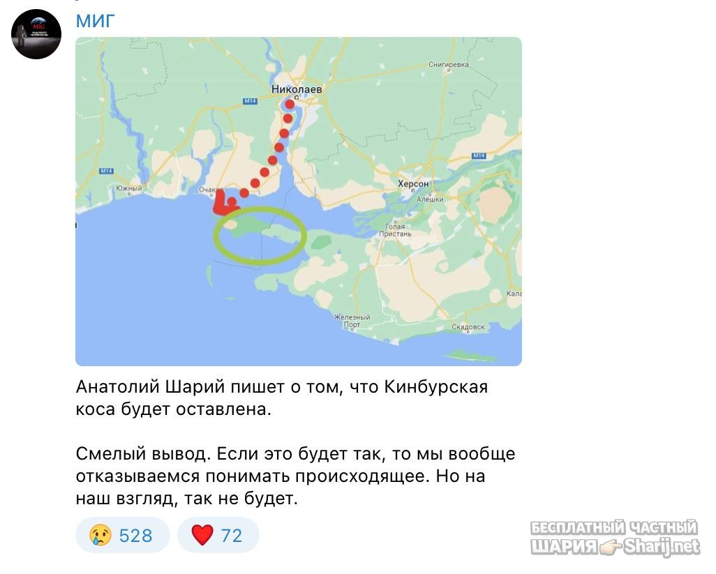 Анатолий Шарий Telegram канал — фото из публикации