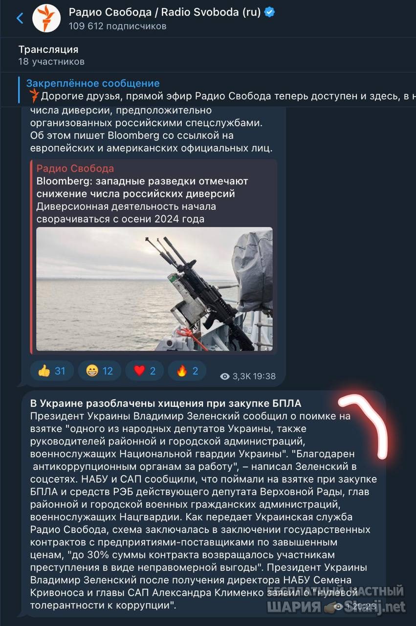 Анатолий Шарий Telegram канал — фото из публикации
