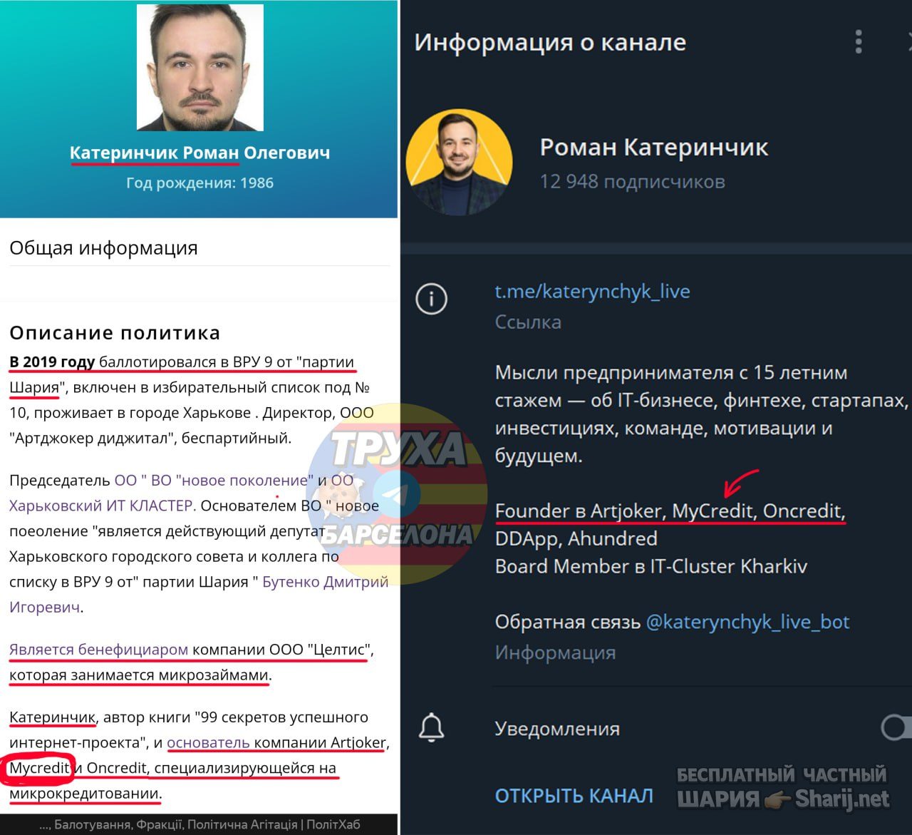 Труха Барселона — фото из публикации