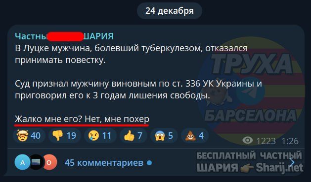 Труха Барселона — фото из публикации